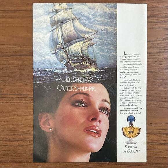 5 Vintage Magazine Print Ads 1977 Chanel Shalimar - Picture 2 of 6